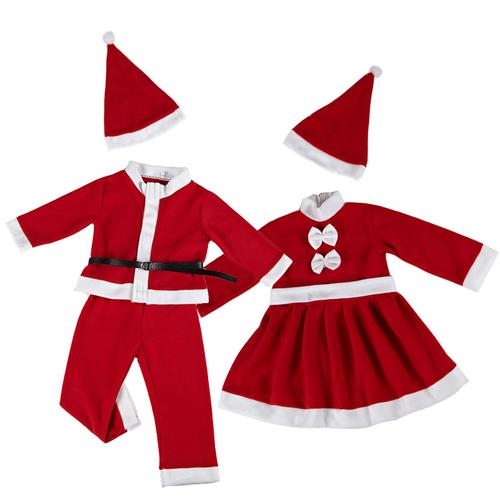 圣诞节服装 儿童装扮男女童表演演出服 万圣节 圣诞老人衣服批发